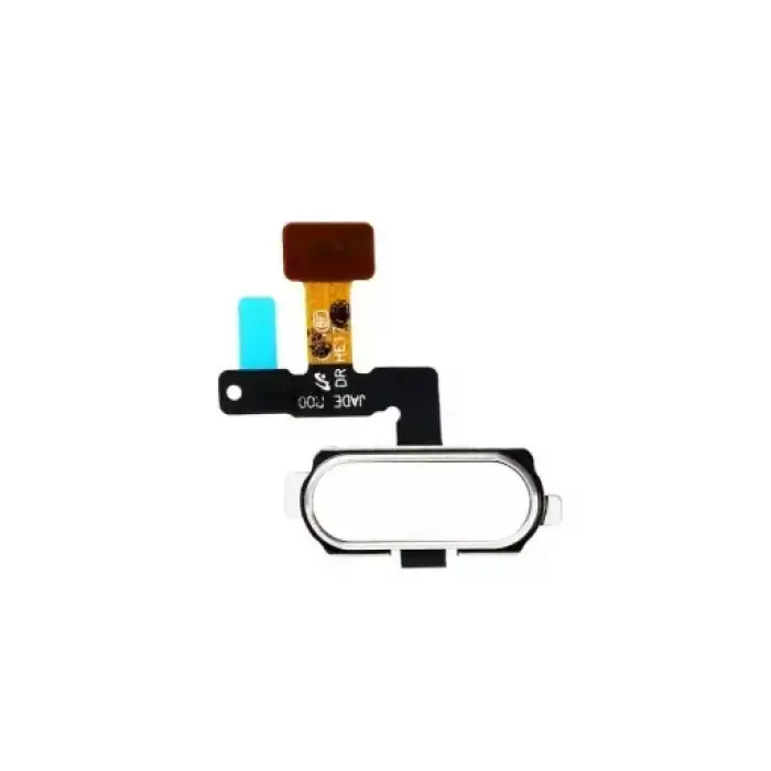 Samsung Uyumlu Galaxy C8 C7100 Home Tuş Bordu Filmi Flex Beyaz