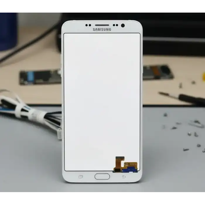 Samsung Uyumlu Galaxy C9 Pro Lcd Ekran Dokunmatik Beyaz Oled