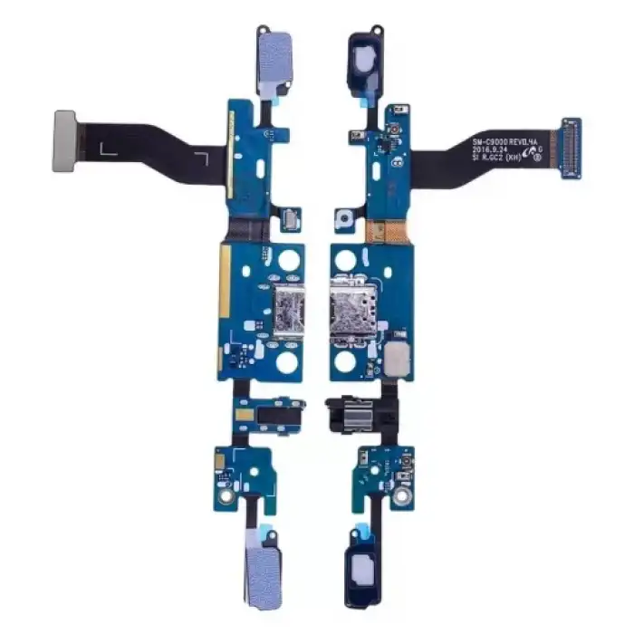 Samsung Uyumlu Galaxy C9 Şarj Soketli Mikrofon Filmi Flex