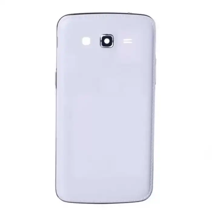 Samsung Uyumlu Galaxy Grand 2 G7106 Kasa Kapak Beyaz Duos Çıtasız