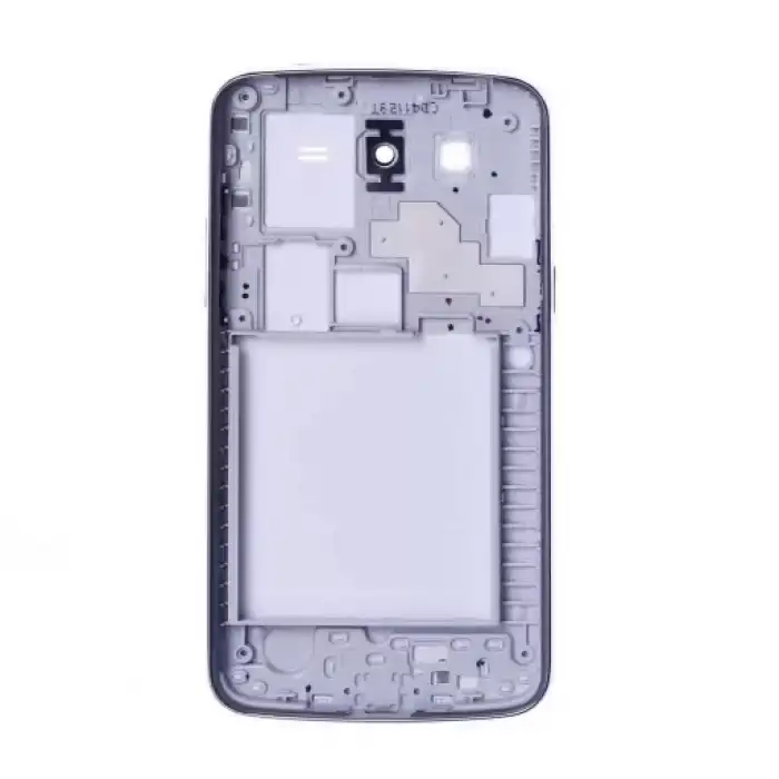 Samsung Uyumlu Galaxy Grand 2 G7106 Kasa Kapak Beyaz Duos Çıtasız