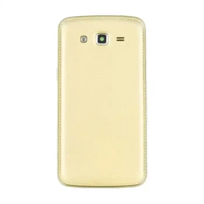 Samsung Uyumlu Galaxy Grand 2 G7106 Kasa Kapak Gold No Duos Çıtasız