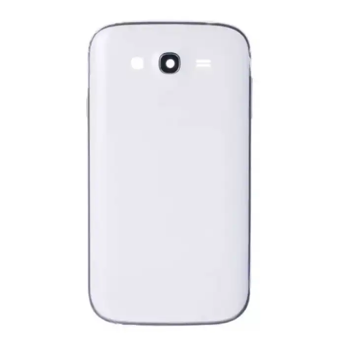 Samsung Uyumlu Galaxy Grand I9080 I9082 Kasa Kapak Beyaz No Duos Çıtasız
