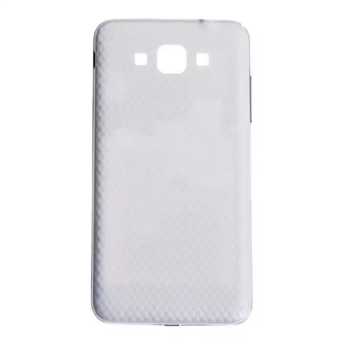 Samsung Uyumlu Galaxy Grand Max G7200 Kasa Kapak Beyaz Çıtasız