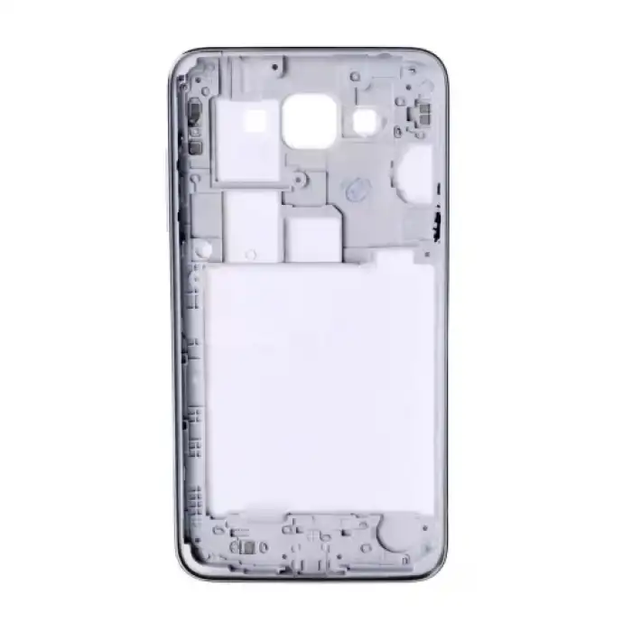 Samsung Uyumlu Galaxy Grand Max G7200 Kasa Kapak Beyaz Çıtasız