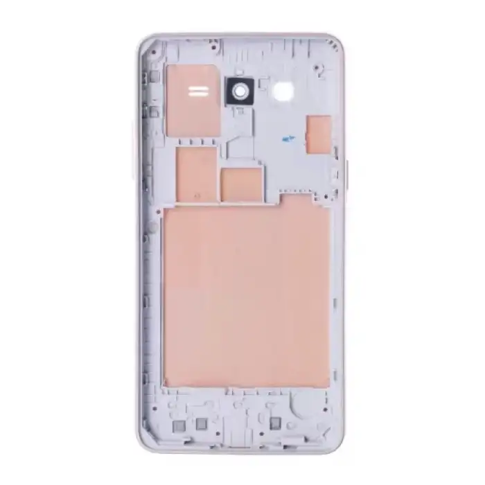 Samsung Uyumlu Galaxy Grand Prime G530 Kasa Kapak Gold Duos Çıtasız