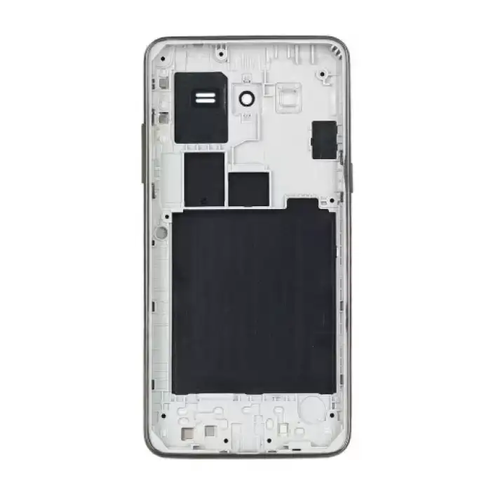 Samsung Uyumlu Galaxy Grand Prime Plus G532 Kasa Kapak Silver Çıtasız