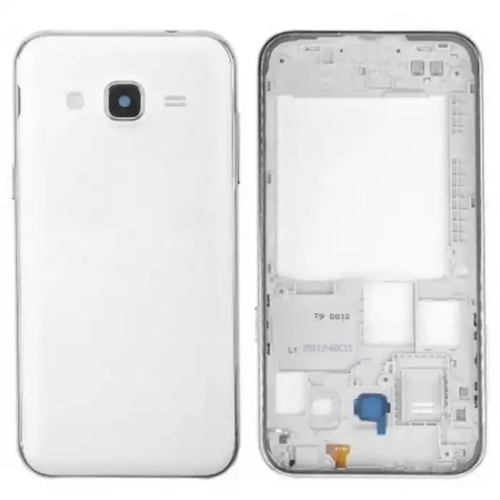 Samsung Uyumlu Galaxy J2 J200 Kasa Kapak Beyaz Duos Çıtasız