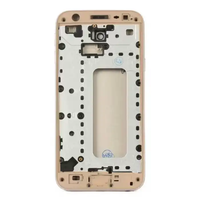 Samsung Uyumlu Galaxy J3 Pro 2017 J330 Kasa Gold Çıtalı