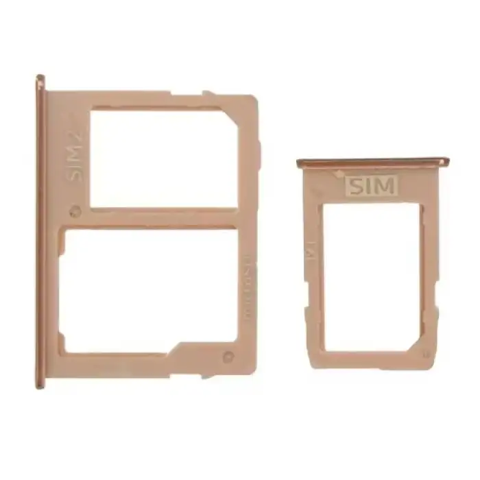 Samsung Uyumlu Galaxy J4 Plus J415 Sim Kart Tepsisi Gold Çift