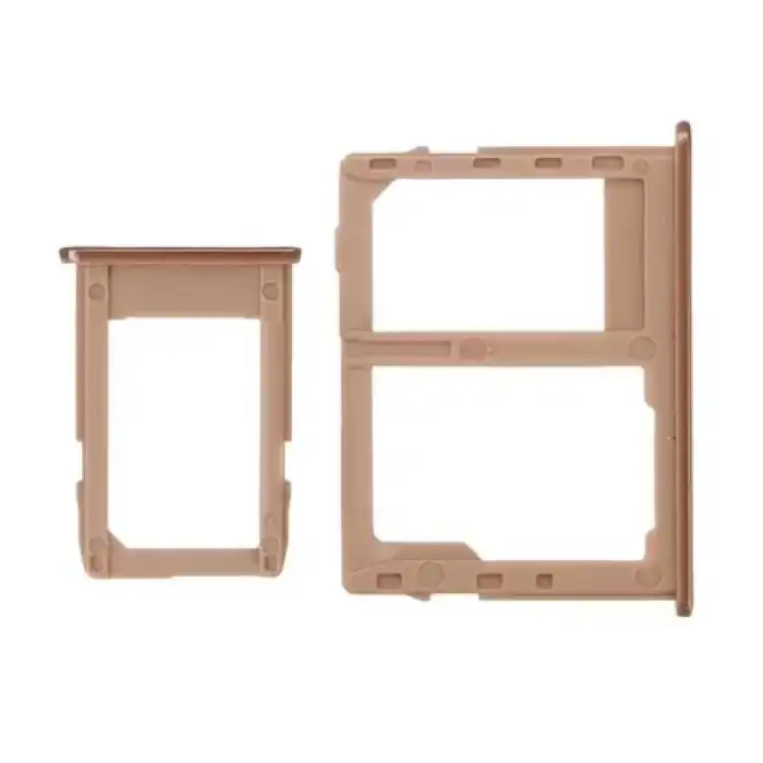 Samsung Uyumlu Galaxy J4 Plus J415 Sim Kart Tepsisi Gold Çift