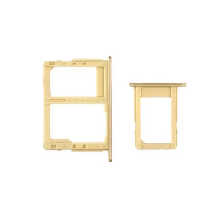 Samsung Uyumlu Galaxy J5 Prime G570 Sim Kart Tepsisi Gold Çift