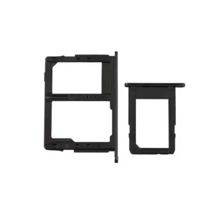 Samsung Uyumlu Galaxy J5 Prime G570 Sim Kart Tepsisi Siyah Çift