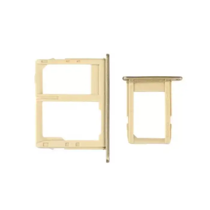 Samsung Uyumlu Galaxy J6 J600 Sim Kart Tepsisi Gold Çift