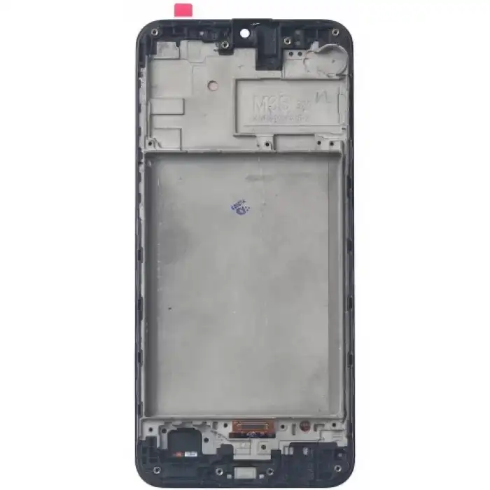 Samsung Uyumlu Galaxy M21 M215 Lcd Ekran Dokunmatik Siyah OLED Çıtalı