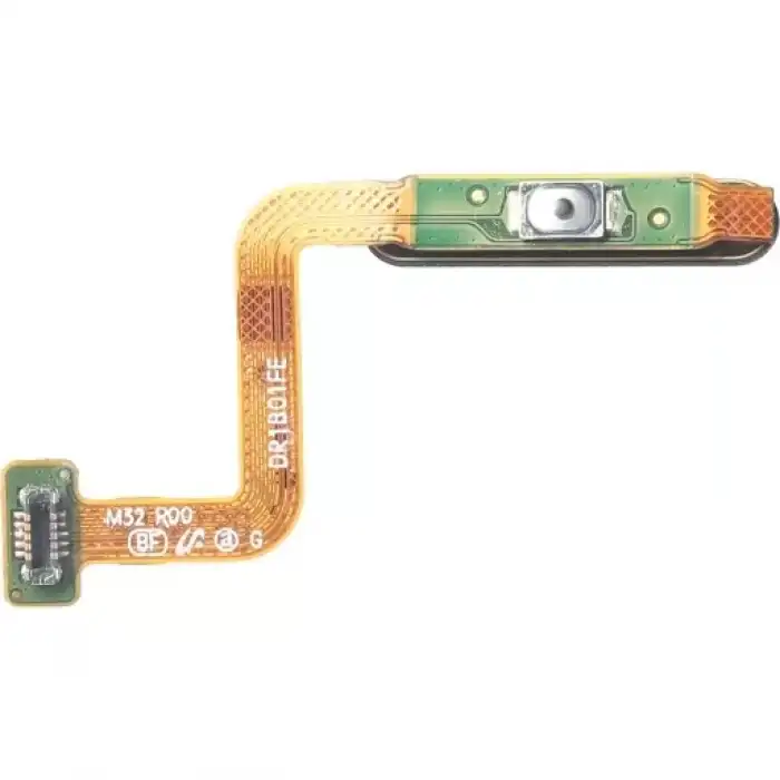 Samsung Uyumlu Galaxy M22 M225 Home Parmak Okuyucu Film Flex Siyah