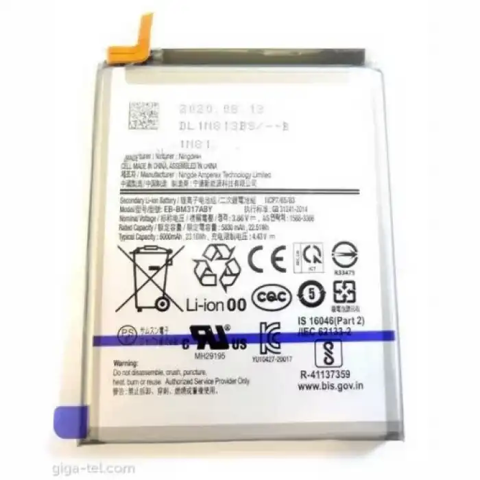 Samsung Uyumlu Galaxy M31S M317 Batarya Eb-Bm317Aby