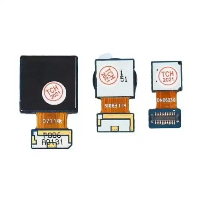 Samsung Uyumlu Galaxy M51 M515 Arka Kamera 3Lü Set