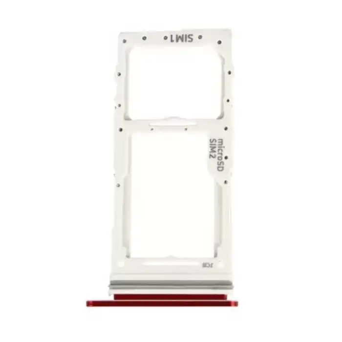 Samsung Uyumlu Galaxy Note 10 Lite N770 Sim Kart Tepsisi Kırmızı