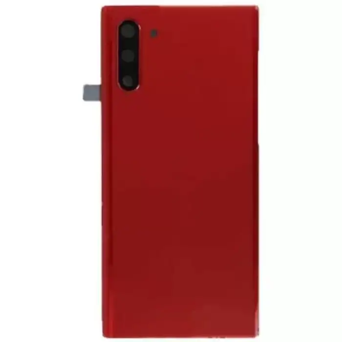 Samsung Uyumlu Galaxy Note 10 N970 Arka Kapak Kırmızı