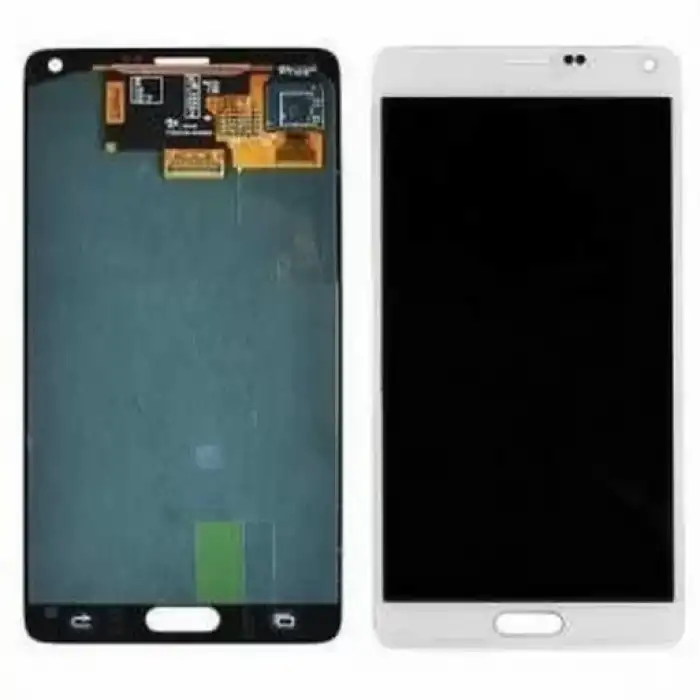 Samsung Uyumlu Galaxy Note 4 N910 Lcd Ekran Dokunmatik Beyaz Servis Gh97-16565A