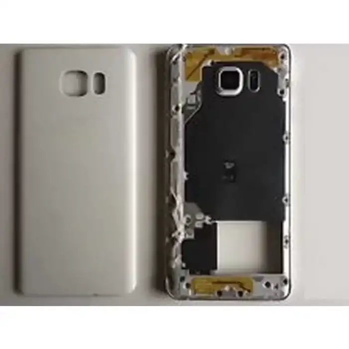 Samsung Uyumlu Galaxy Note 5 N920 Kasa Kapak Silver Çıtasız