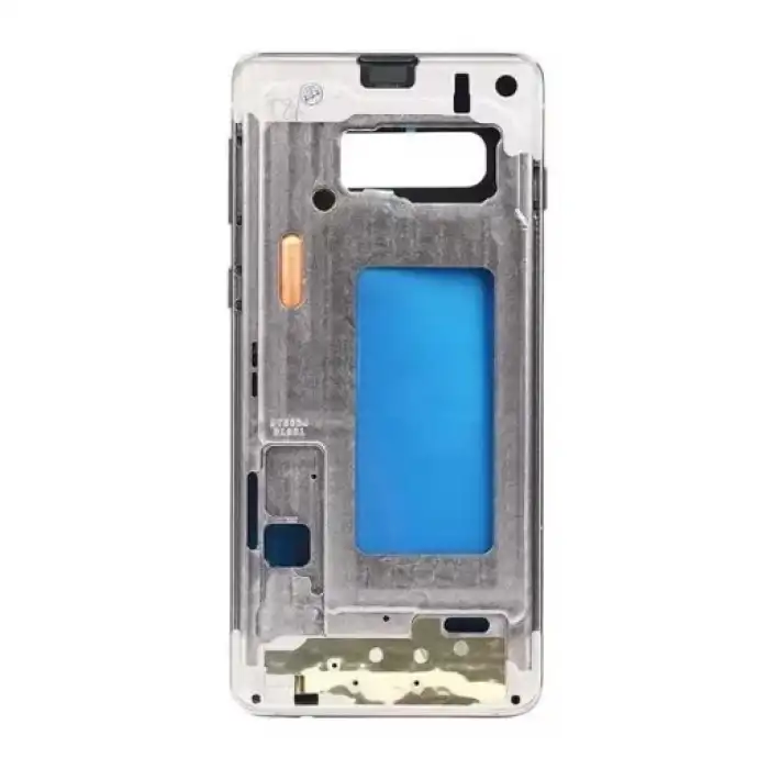 Samsung Uyumlu Galaxy S10 G973 Kasa Kapak Siyah Çıtalı