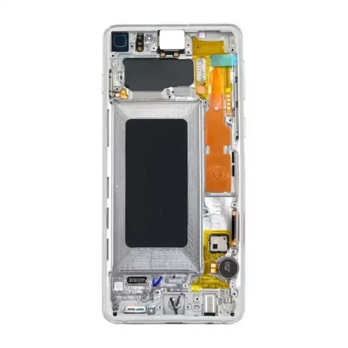 Samsung Uyumlu Galaxy S10 G973 Lcd Ekran Dokunmatik Beyaz Servis Gh82-18835B