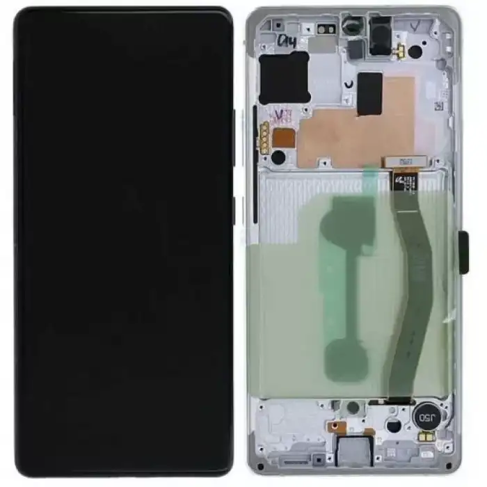 Samsung Uyumlu Galaxy S10 Lite G770 Lcd Ekran Dokunmatik Silver Servis Gh82-21672B