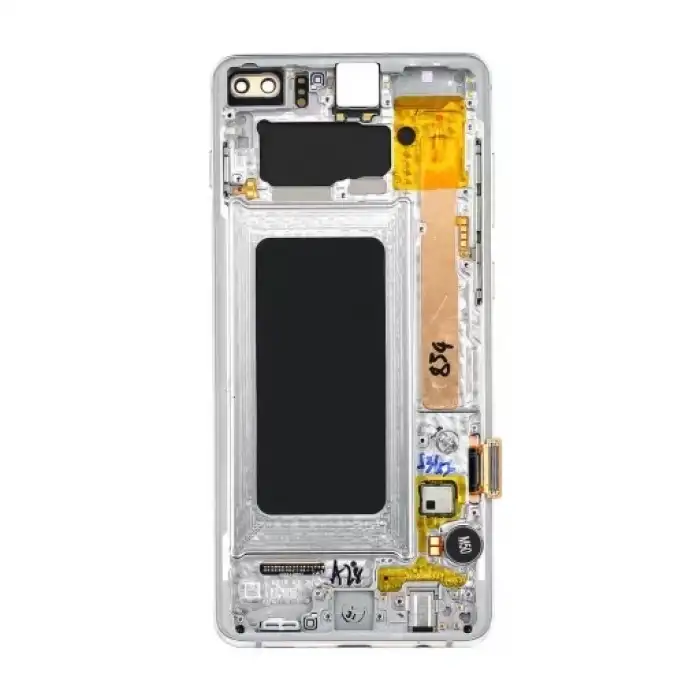 Samsung Uyumlu Galaxy S10 Plus G975 Lcd Ekran Dokunmatik Beyaz Servis Gh82-18834B