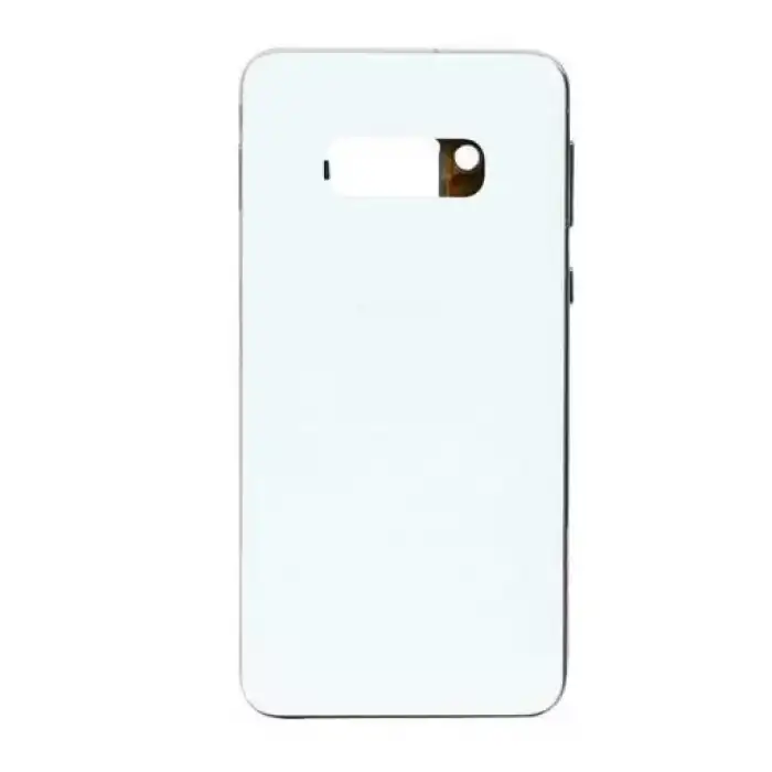 Samsung Uyumlu Galaxy S10E G970 Kasa Kapak Beyaz Çıtalı