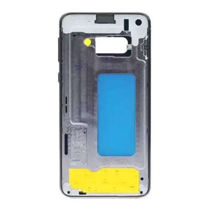 Samsung Uyumlu Galaxy S10E G970 Kasa Kapak Siyah Çıtalı