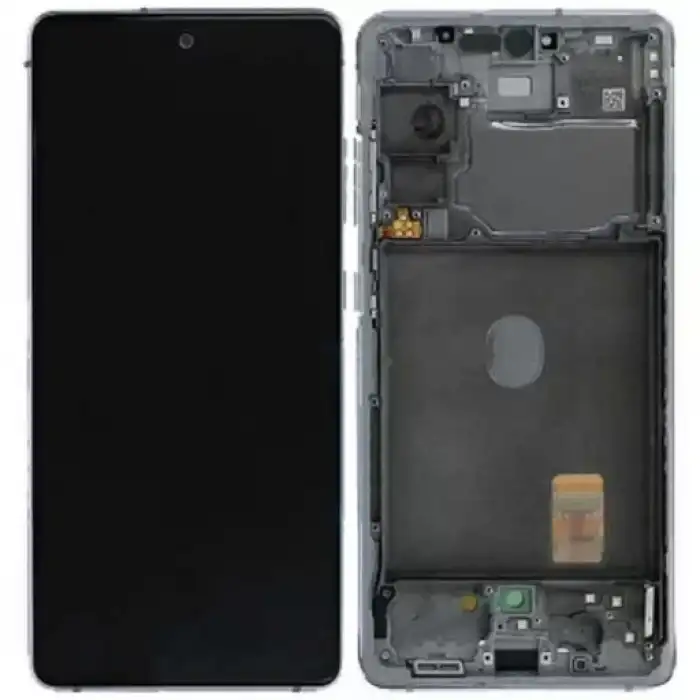 Samsung Uyumlu Galaxy S20 Fe Fan Edition G780 Lcd Ekran Dokunmatik Beyaz Servis Gh82-24219B