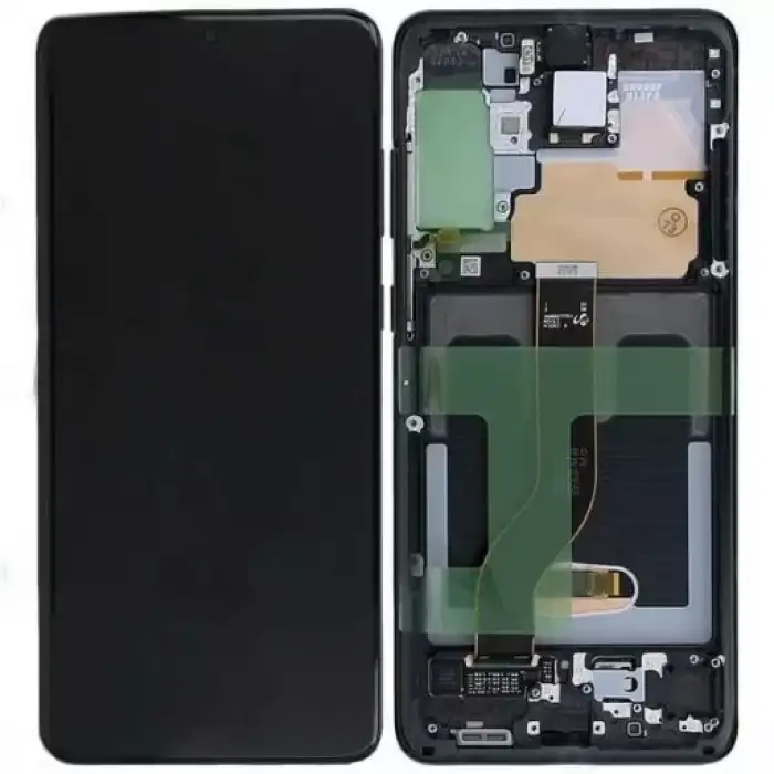 Samsung Uyumlu Galaxy S20 Plus G985 Lcd Ekran Dokunmatik Siyah Servis Gh82-22145A