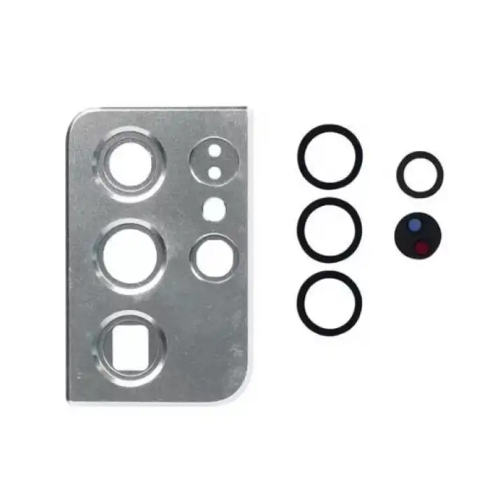 Samsung Uyumlu Galaxy S21 Ultra 5G G998 Kamera Lensi Gümüş