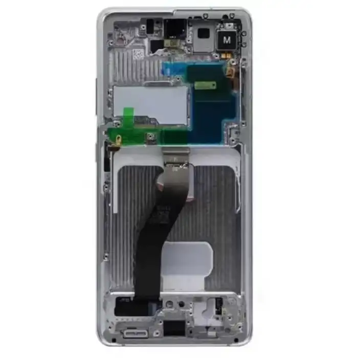 Samsung Uyumlu Galaxy S21 Ultra 5G G998 Lcd Ekran Dokunmatik Silver Servis Gh82-24590B