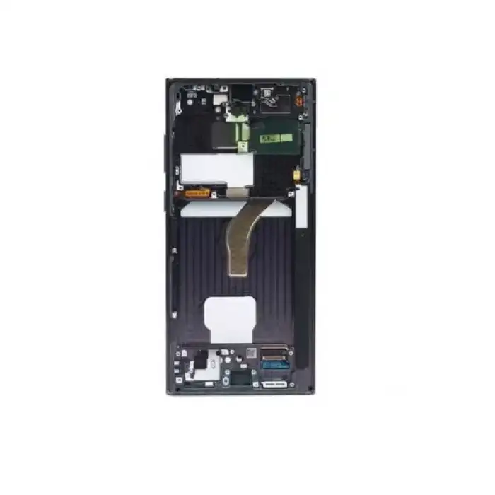 Samsung Uyumlu Galaxy S22 Ultra S908 Lcd Ekran Dokunmatik Siyah Servis Gh82-27489A