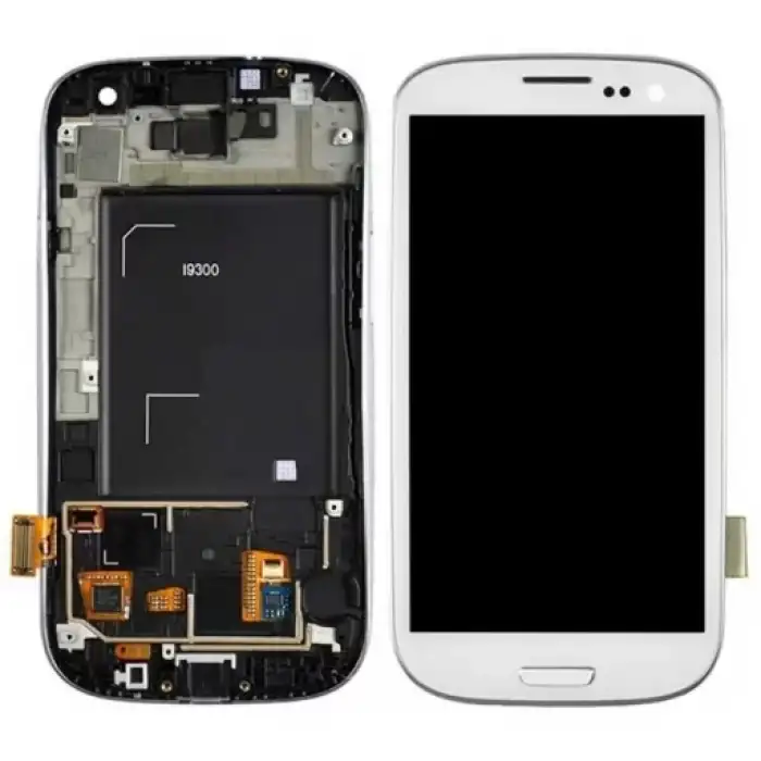 Samsung Uyumlu Galaxy S3 I9300 Lcd Ekran Dokunmatik Beyaz Revizyonlu