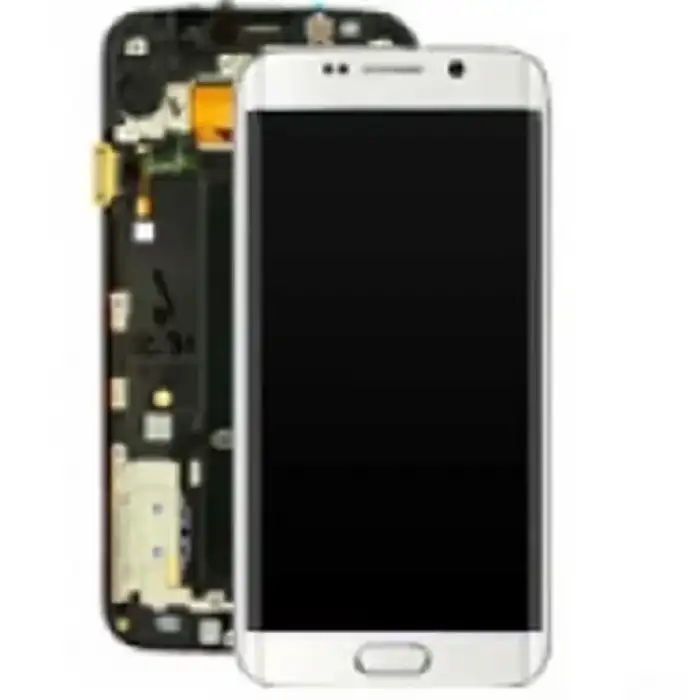 Samsung Uyumlu Galaxy S6 Edge G925 Lcd Ekran Dokunmatik Beyaz Servis Gh97-17162B