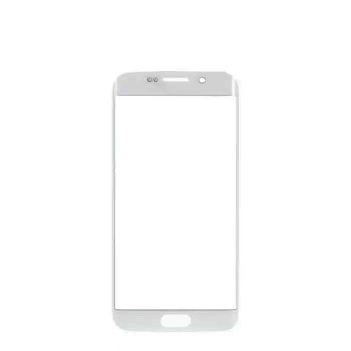 Samsung Uyumlu Galaxy S6 Edge G925 Touch Beyaz Çıtasız