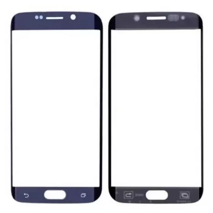 Samsung Uyumlu Galaxy S6 Edge G925 Touch Mavi Çıtasız