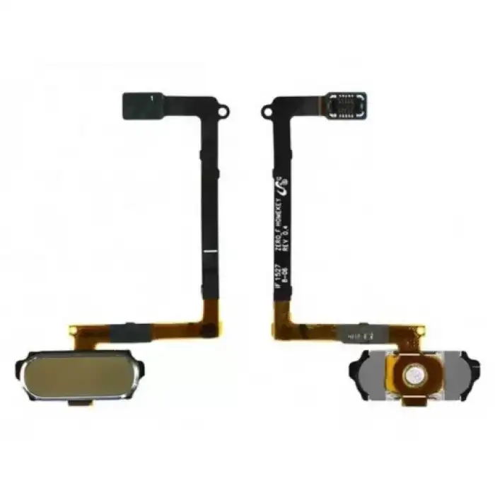 Samsung Uyumlu Galaxy S6 Edge Plus G928 Home Tuş Bordu Filmi Gold