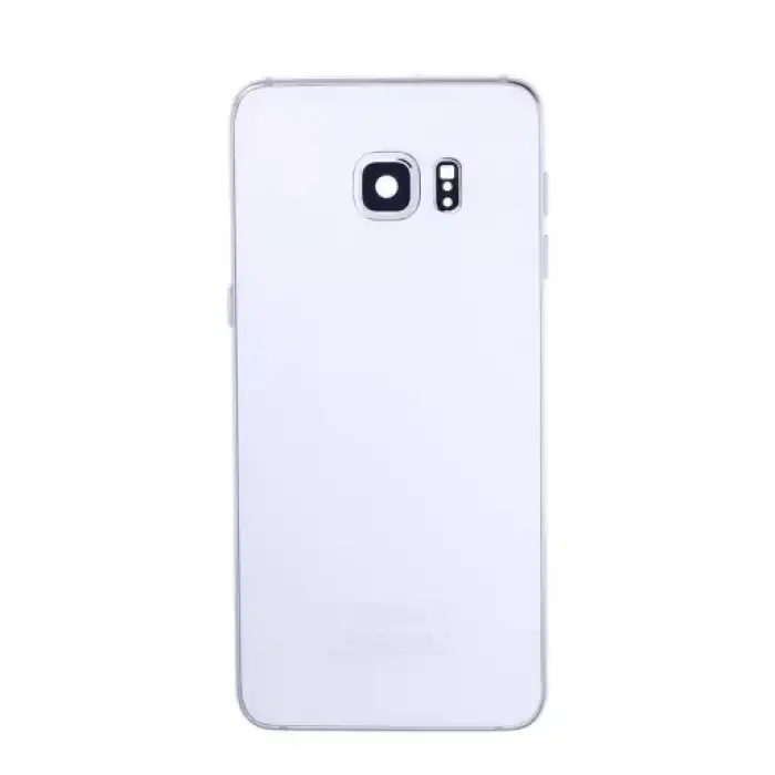 Samsung Uyumlu Galaxy S6 Edge Plus G928 Kasa Kapak Beyaz Çıtasız