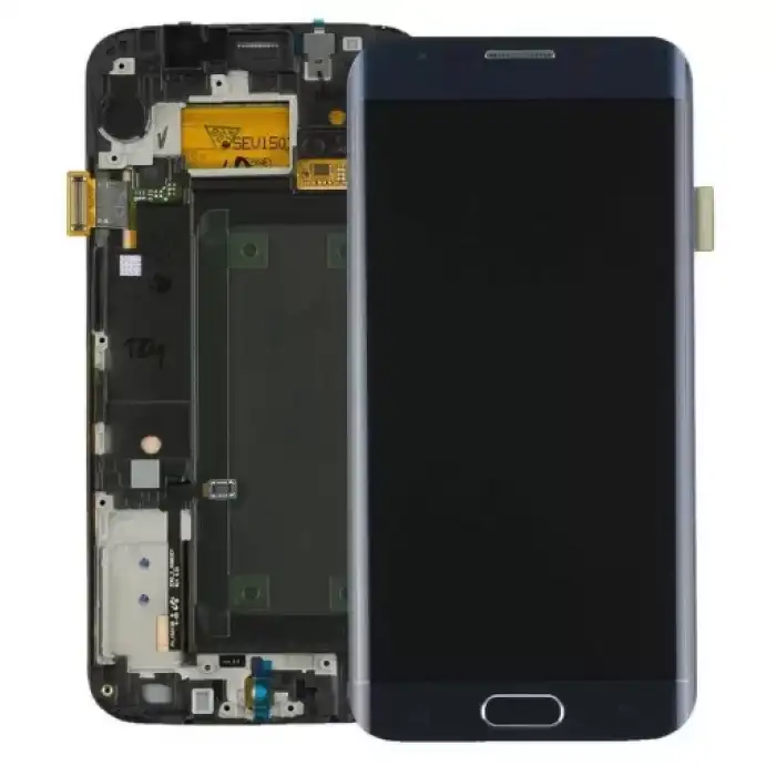 Samsung Uyumlu Galaxy S6 Edge Plus G928 Lcd Ekran Dokunmatik Siyah Servis Gh97-17852B