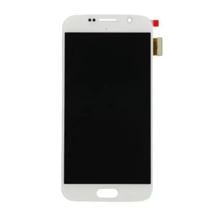 Samsung Uyumlu Galaxy S6 G920 Lcd Ekran Dokunmatik Beyaz OLED