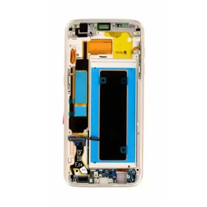 Samsung Uyumlu Galaxy S7 Edge G935 Lcd Ekran Dokunmatik Mavi Servis Gh97-18533G