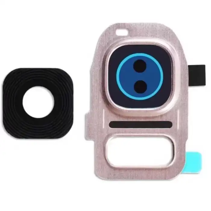 Samsung Uyumlu Galaxy S7 G930 Kamera Lensi Gold