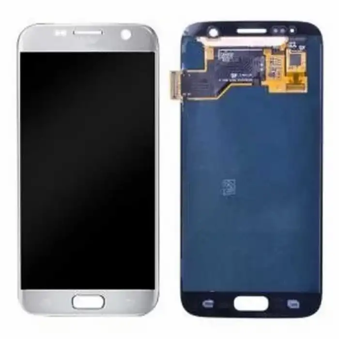 Samsung Uyumlu Galaxy S7 G930 Lcd Ekran Dokunmatik Gümüş Servis Gh97-18523B