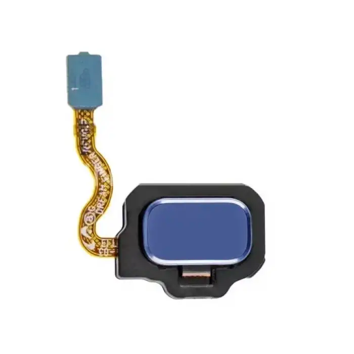 Samsung Uyumlu Galaxy S8 G950 Home Parmak Okuyucu Film Flex Mavi