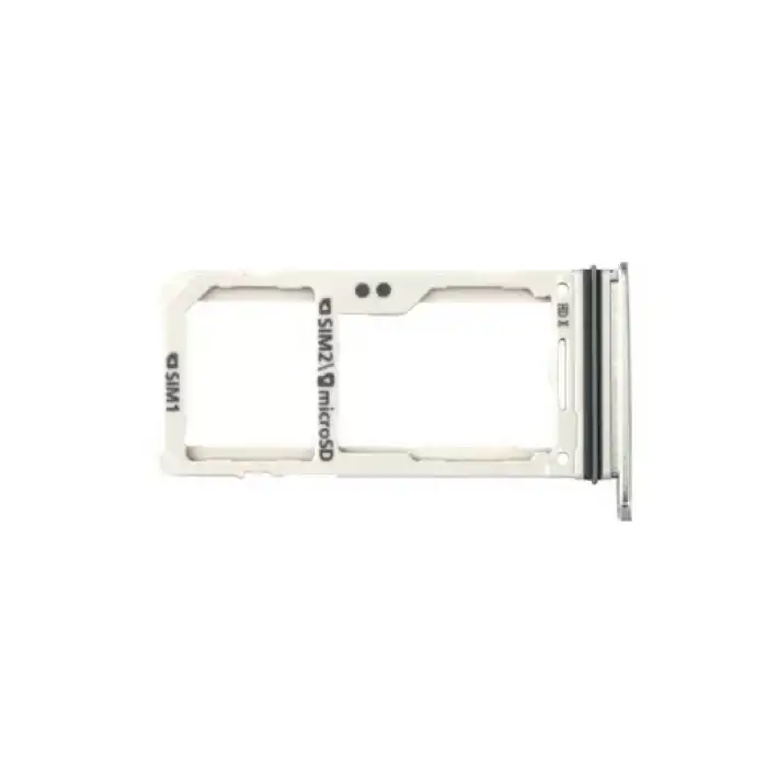 Samsung Uyumlu Galaxy S8 G950 Sim Kart Tepsisi Gümüş Çift